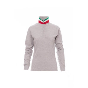 Polo donna LONG NATION LADY MELANGE Payper