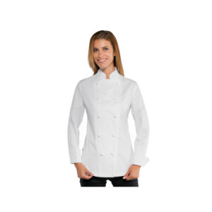 Giacca Lady Chef bottoni antipanico ISACCO 057500